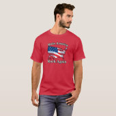 Amerika weer op de rots gooien t-shirt (Voorkant volledig)