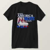 Amerika weer Schaats maken T-shirt (Design voorkant)