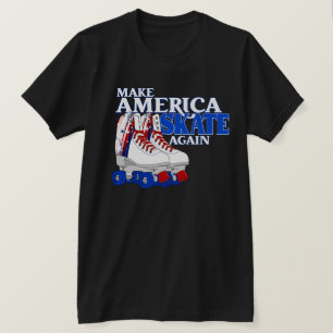 Amerika weer Schaats maken T-shirt