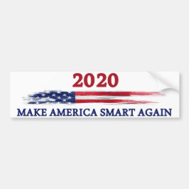 Amerika weer slim maken bumpersticker