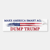 Amerika weer slim maken bumpersticker (Voorkant)
