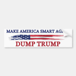 Amerika weer slim maken bumpersticker