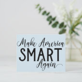 Amerika weer slim maken tegen antitrumverzet briefkaart (Staand voorkant)