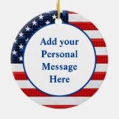 Amerika weer sterk maken Biden Harris 2020 Keramisch Ornament (Achterkant)