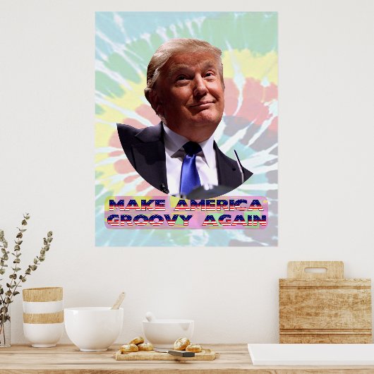 Amerika weer Stropdas-Dye Value Poster maken (Keuken)