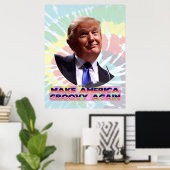 Amerika weer Stropdas-Dye Value Poster maken (Thuiskantoor)