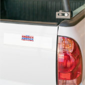 Amerika weer tot Amerika maken Bumpersticker (Op Truck)