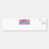 Amerika weer tot Amerika maken Bumpersticker (Voorkant)