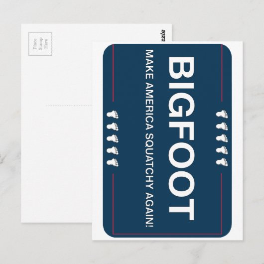 Amerika weer vierkant maken briefkaart (Voorkant / Achterkant)