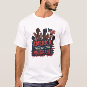 Amerika werd gebouwd door immigranten die pro-immi t-shirt