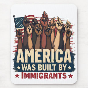 Amerika werd gebouwd door immigranten Trump Democr Muismat