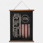Amerika Wij het Volk 1776 Hangend Wandkleed (Voorkant)