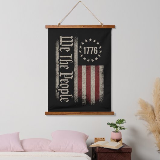 Amerika Wij het Volk 1776 Hangend Wandkleed (Slaapkamer)