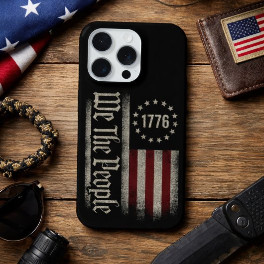 Amerika Wij het Volk 1776 iPhone Hoesje