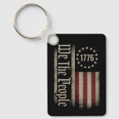 Amerika Wij het Volk 1776 Sleutelhanger (Voorkant)