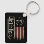 Amerika Wij het Volk 1776 Sleutelhanger (Achterkant)