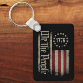 Amerika Wij het Volk 1776 Sleutelhanger (Voorkant)