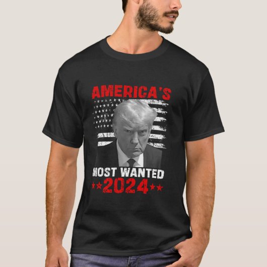 Amerika wilde Trump 2024 T-Shirt (Voorkant)