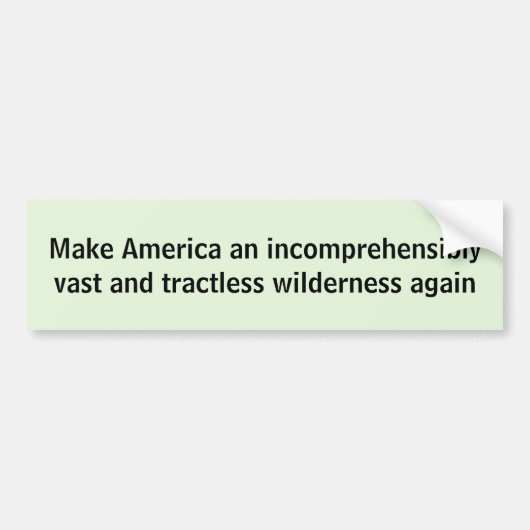 Amerika Wilderness sticker maken (Voorkant)