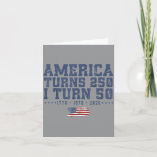Amerika wordt 250 ik word 50 1776 1976 2026 50ste kaart