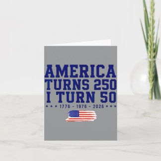 Amerika wordt 250 ik word 50 1776-2026 kaart