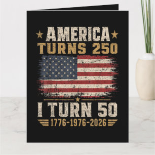 Amerika wordt 250 ik word 50 kaart