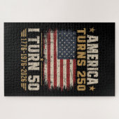Amerika wordt 250 ik word 50 legpuzzel (Horizontaal)