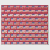 Amerika Wrapping Paper, VS, Amerikaanse vlag patri Cadeaupapier (Vlak)