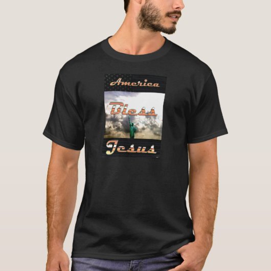 Amerika Zegen Jezus T-shirt (Voorkant)