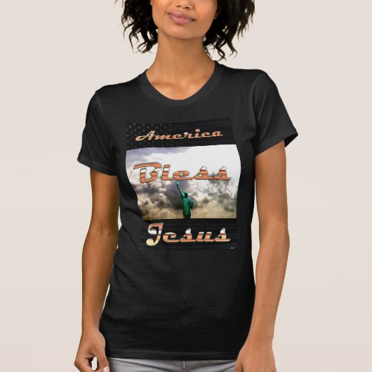 Amerika Zegen Jezus T-shirt (Voorkant)