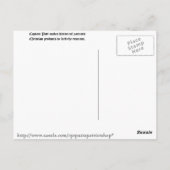 Amerika zoals het weer zou moeten zijn! briefkaart (Achterkant)