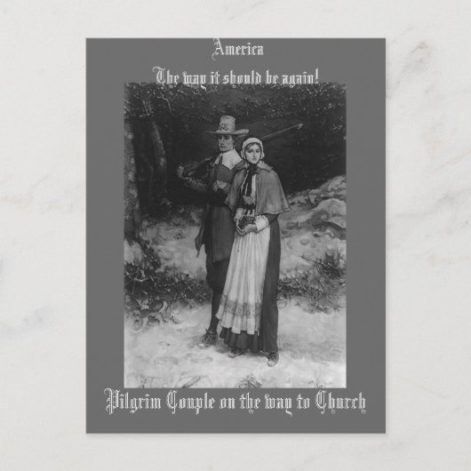 Amerika zoals het weer zou moeten zijn! briefkaart (Voorkant)