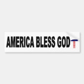 Amerika zonder God Bumpersticker (Voorkant)