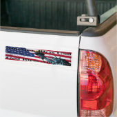 Amerika zonder God II Bumpersticker (Op Truck)