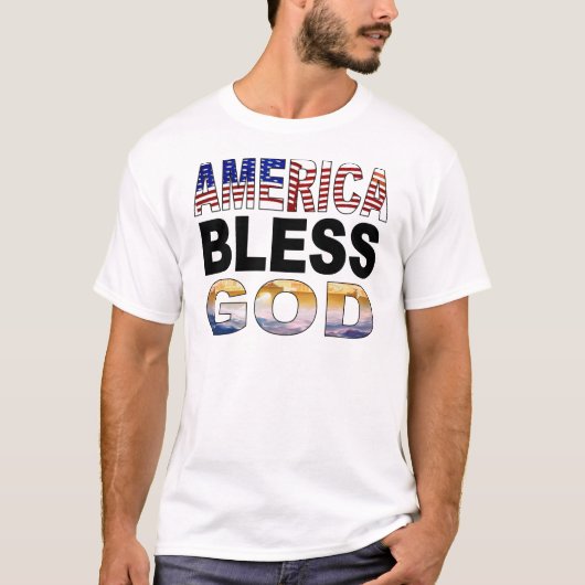 Amerika zonder God T-shirt (Voorkant)