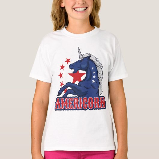 Amerikaan 4 juli t-shirt (Voorkant)