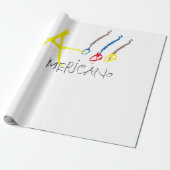 Amerikaan Cadeaupapier (Uitgerold)