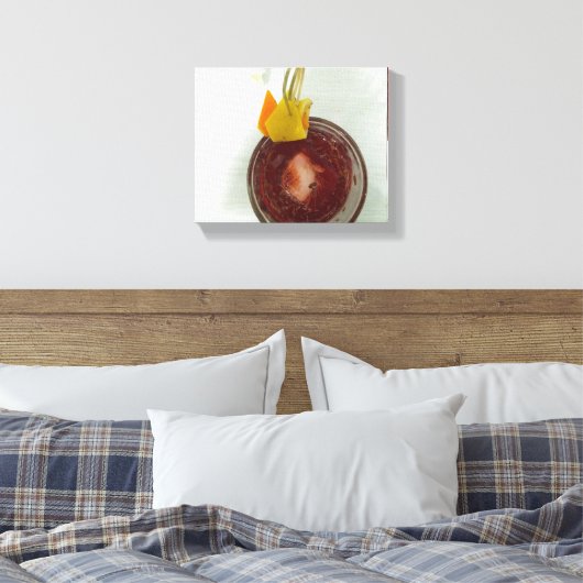 Amerikaan Canvas Afdruk (Insitu (Slaapkamer))