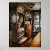 Amerikaan - Draai van de eeuwse soda fontein Poster (Voorkant)