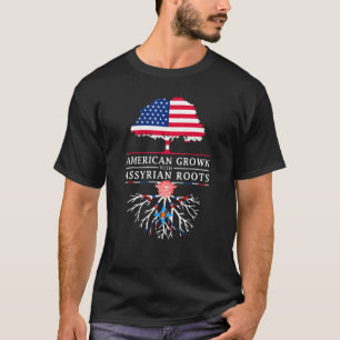 Amerikaan geteeld met Assyrische wortels Assyrië T-shirt