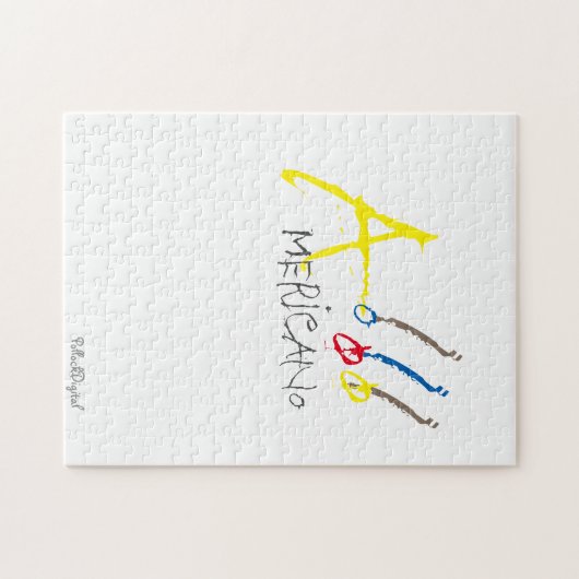 Amerikaan Legpuzzel (Horizontaal)