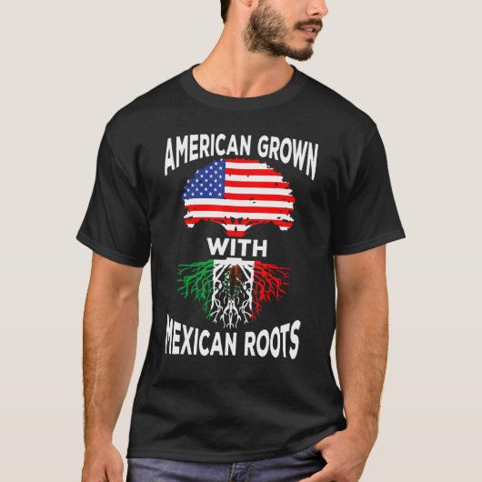 Amerikaan met Mexicaans erfgoed, Mexicaans erfgoed T-shirt (Voorkant)