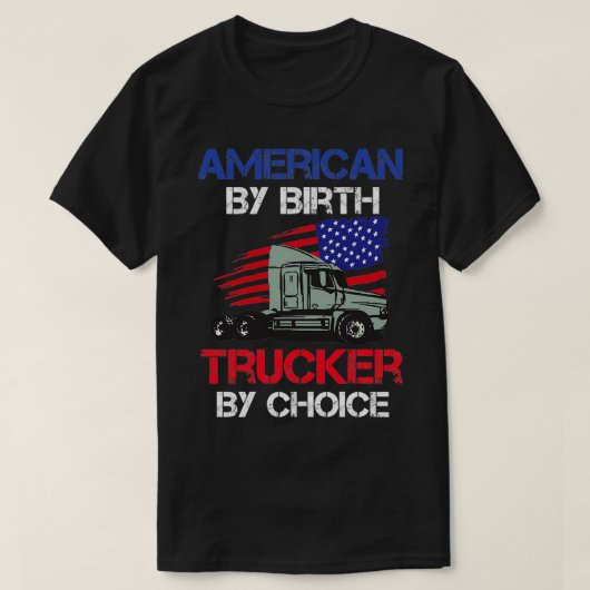 Amerikaan op basis van geboortelekopper 2 t-shirt (Design voorkant)