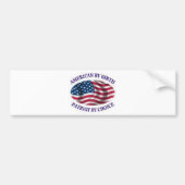 Amerikaan op grond van geboorteregistratie naar ke bumpersticker (Voorkant)