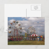 Amerikaan - Reizend carnaval Briefkaart (Voorkant / Achterkant)