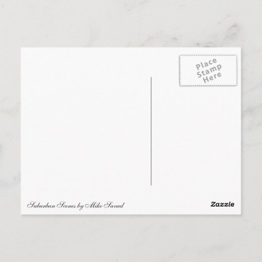 Amerikaan - Reizend carnaval Briefkaart (Achterkant)