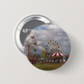 Amerikaan - Reizend carnaval Ronde Button 5,7 Cm (Voorkant /achterkant)