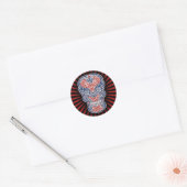 Amerikaan Ronde Sticker (Envelop)