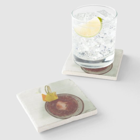 Amerikaan Stenen Onderzetter (Zijkant)