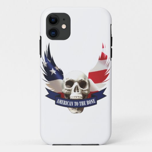 Amerikaan tegen de botschedel Case-Mate iPhone case (Achterkant)